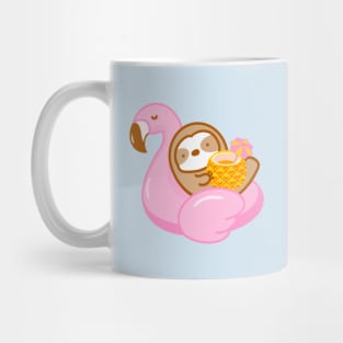 Cute Pineapple Drink Flamingo Float Sloth Mug